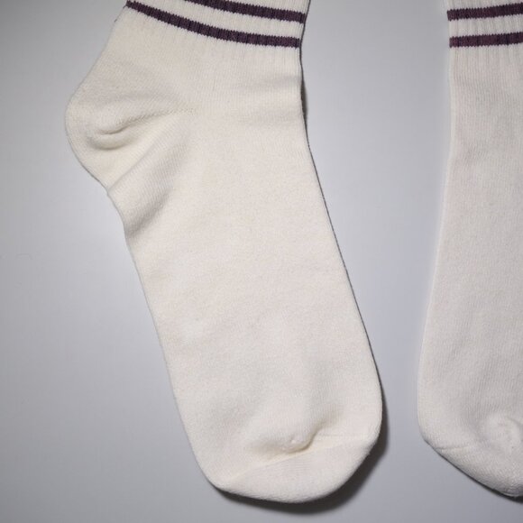 Vintage Polo by Ralph Lauren Stripe Embroidered Anchor Nautical Cotton Socks - Picture 7 of 11